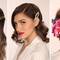 three women with wedding hairstyles