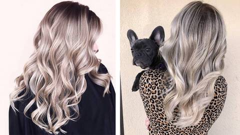 Blonde hair with lowlights