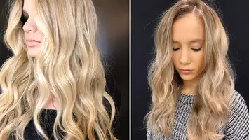 cream blonde hair