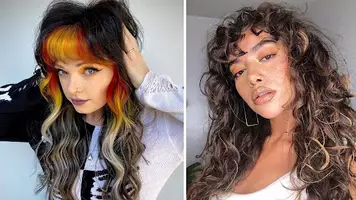 photo of two people with trendy haircuts