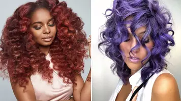 photo of women with big curls how to get big curls