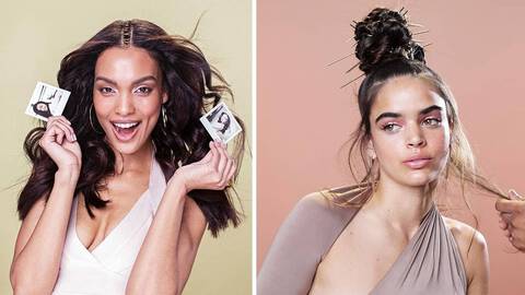 photo of woman cool hairstyle for NYE