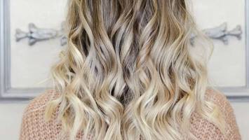 photo of short sun kissed blonde hair