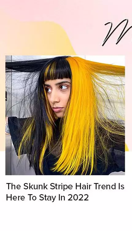Skunk Stripe Hair