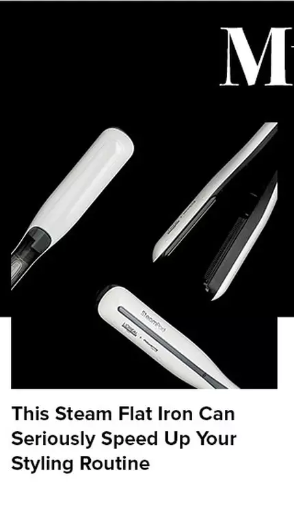 This Steam Flat Iron Can Seriously Speed Up Your Styling Routine