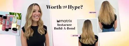 If you have ultra-damaged hair, consider Matrix Instacure Build-A-Bond. Here, one editor shares how the system transformed her over-processed hair.
