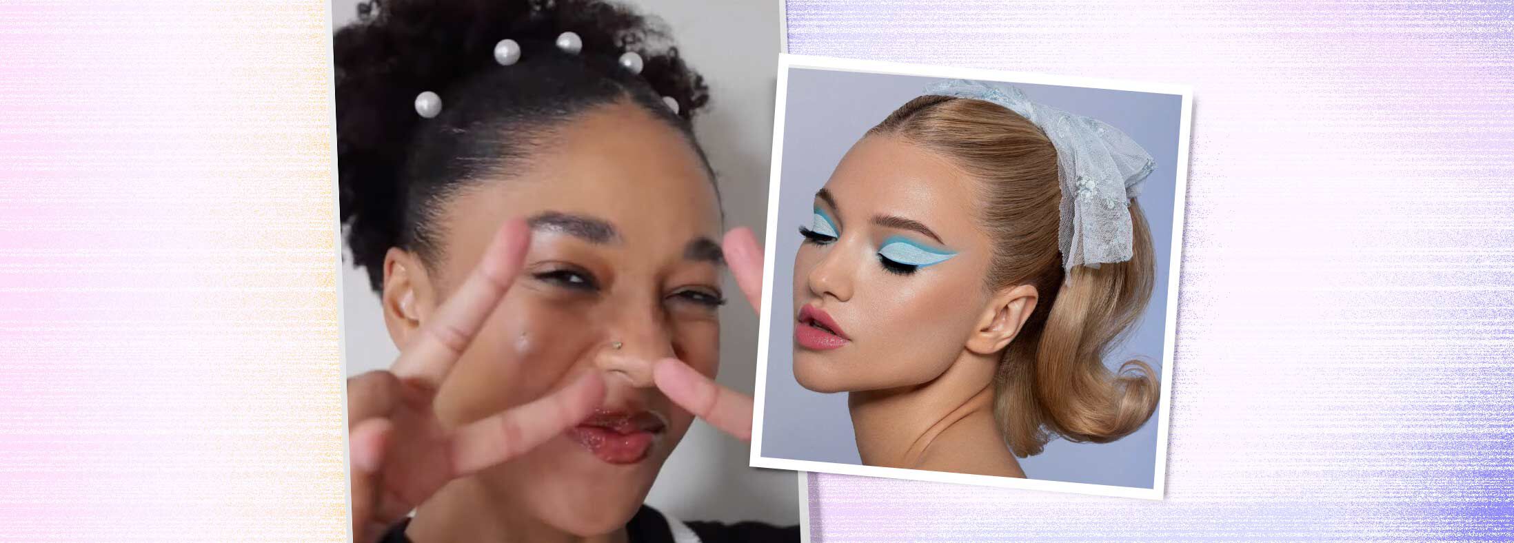 photo of woman cool hairstyle for NYE