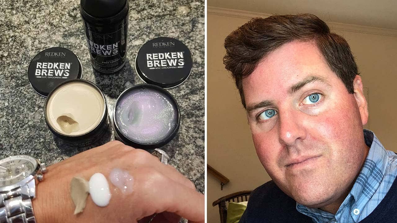 Peter Tittiger styled with redken brews