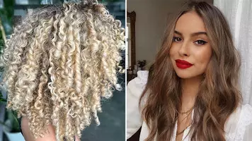 Two women with voluminous hair