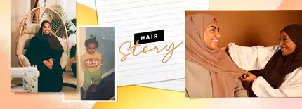 One hijab-wearer recounts her hair journey involving relaxers, a big chop, and educating herself on the dos and don'ts of transitioning natural hair.