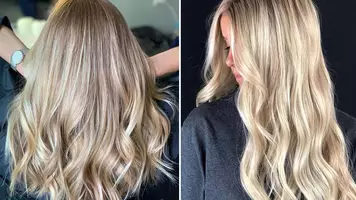 Women with long blonde hair
