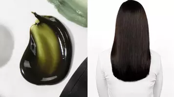 Two women with red tones in hair using green shampoo
