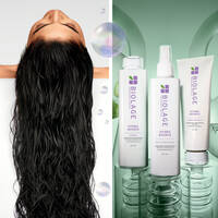 photo of woman with beautiful long hair winter haircare tips