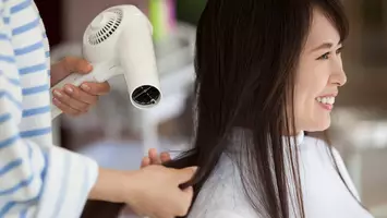 photo of woman with asian hair in salon