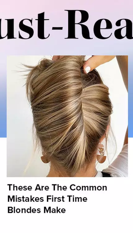 These Are The Common Mistakes First Time Blondes Make