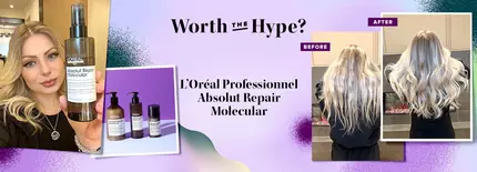 Meet L'Oreal Professionnel's Absolut Repair Molecular—the 4-step system that restores strands at the molecular level. One writer shares her salon experience.