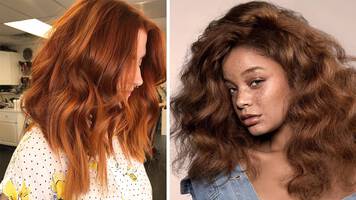 reddish brown hair color