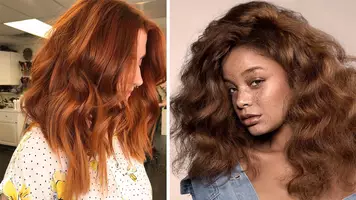 reddish brown hair color