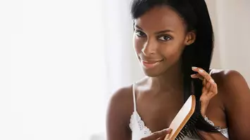 photo of african american woman with straight hair
