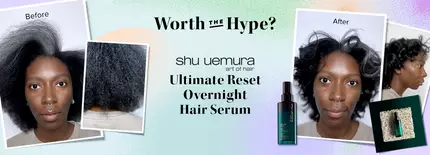 Discover how Shu Uemura Art of Hair’s Overnight Hair Serum repaired one writer’s damaged hair while she got a good night’s sleep.