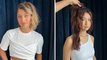 photo of woman with tapered pixie haircut