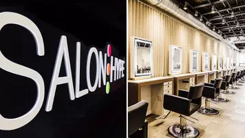 photo inside Salon Hype in La Grange and Burr Ridge, Illinois.