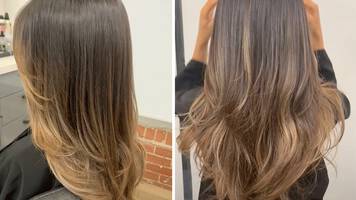 A partial balayage is a low-maintenance way to infuse brightness into your mane