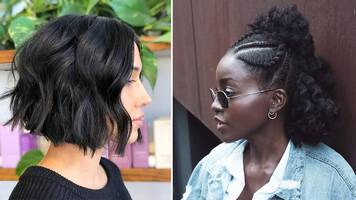women with short haircut