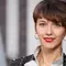 woman with mushroom hairstyle