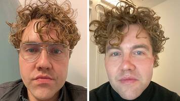 photo of man with curly hair