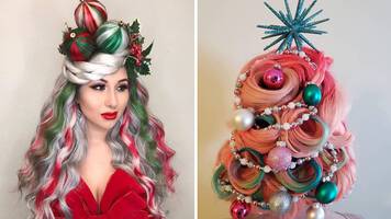 christmas tree hairstyles