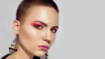 photo of woman with buzz cut haircut