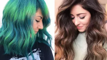 photo of womens hair with no heat hairstyle