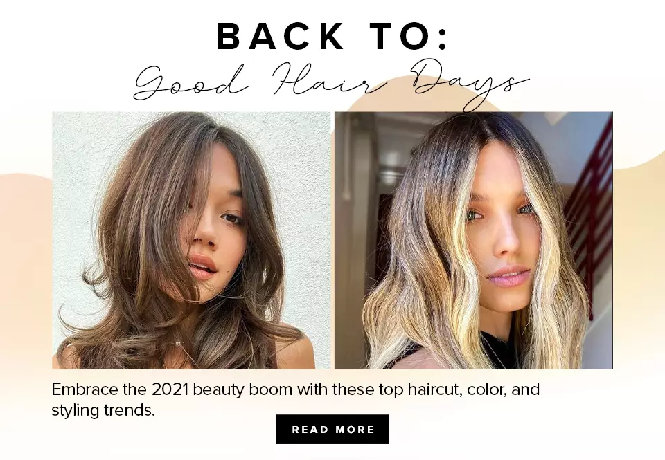 Embrace the 2021 beauty boom with these top haircut, color, and styling trends.