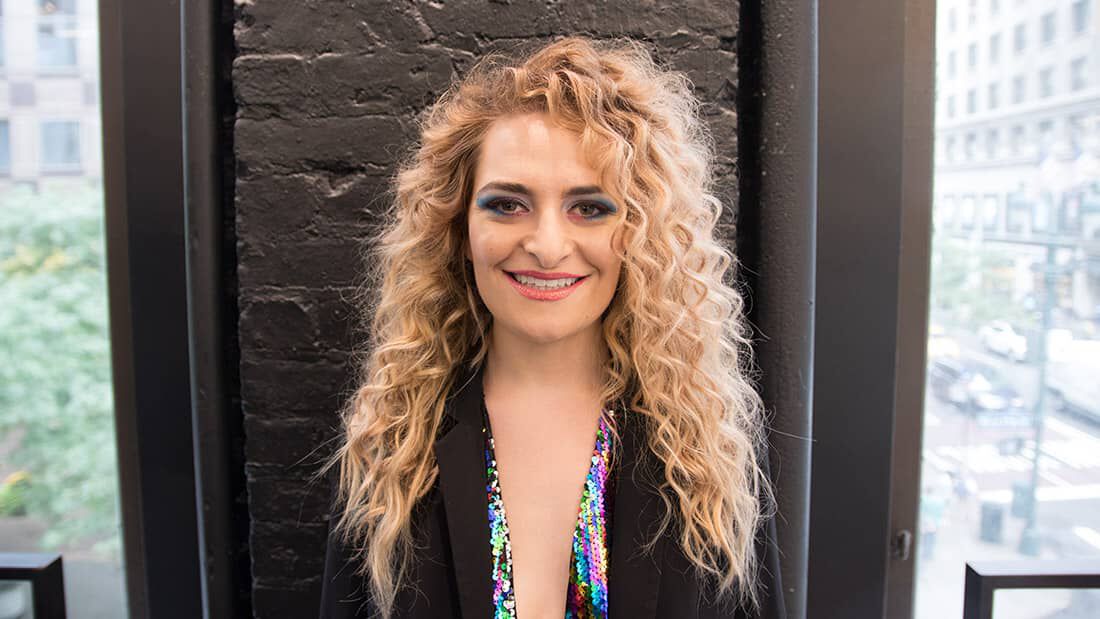 photo of halloween dancing queen hairstyle