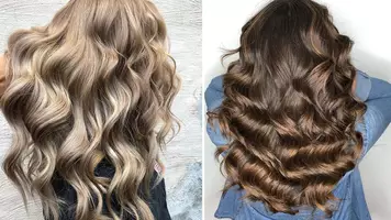 photo of women with beautiful curly hair
