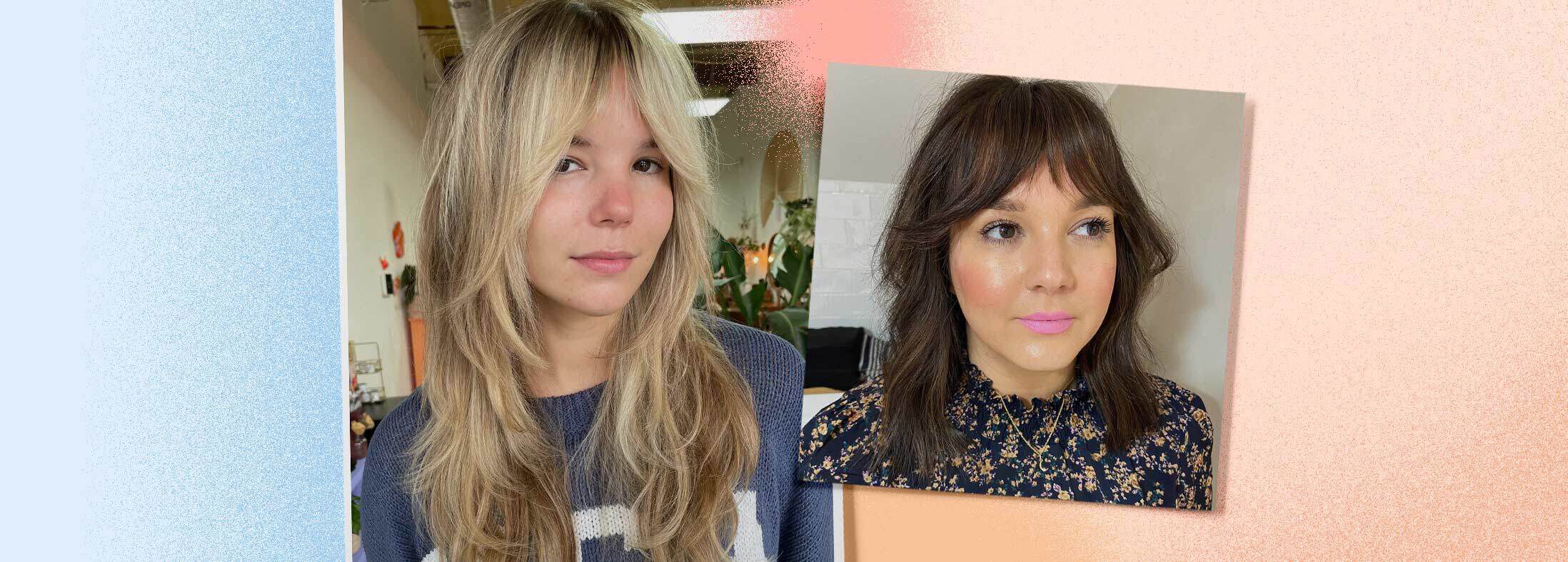 Bottleneck bangs give you the freedom to play around with fringe without committing to a demanding blunt cut. Here’s how to get these trendy bangs.