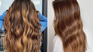 photo of women with fall bronze hair colors