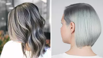 two women over 50 with medium length hairstyles
