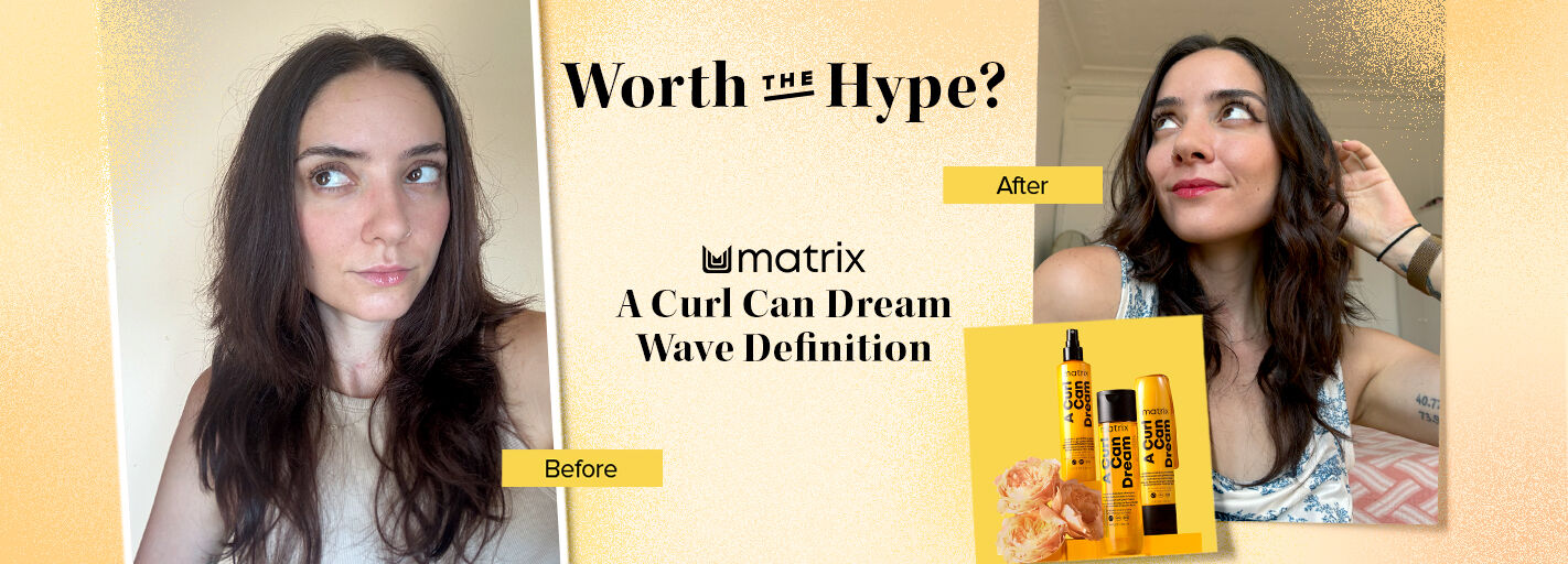 Here’s how the Matrix A Curl Can Dream Wave Definition System helped one editor achieve defined, frizz-free waves—in the middle of a seriously humid week.