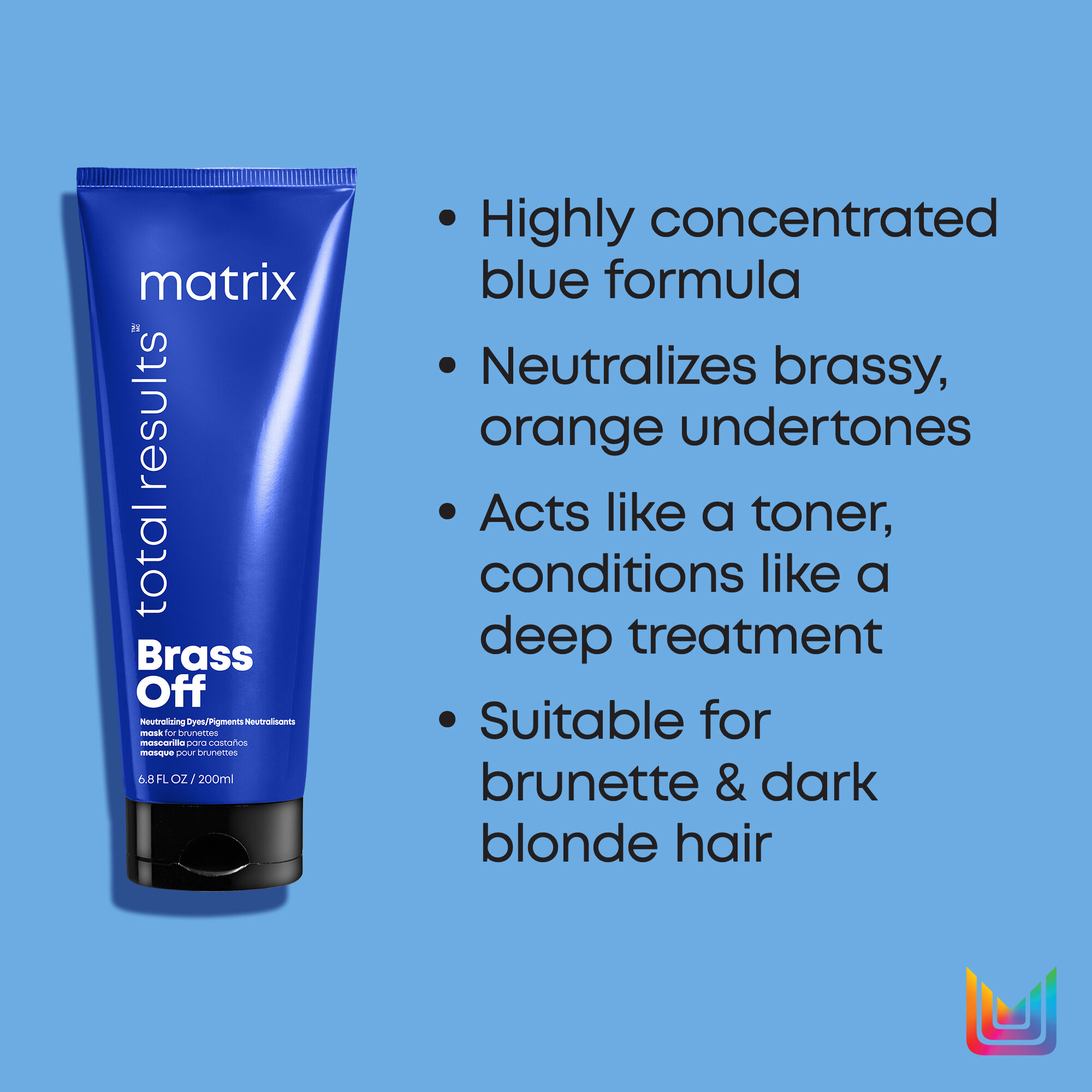 Total Results Brass Off Custom Neutralization Hair Mask