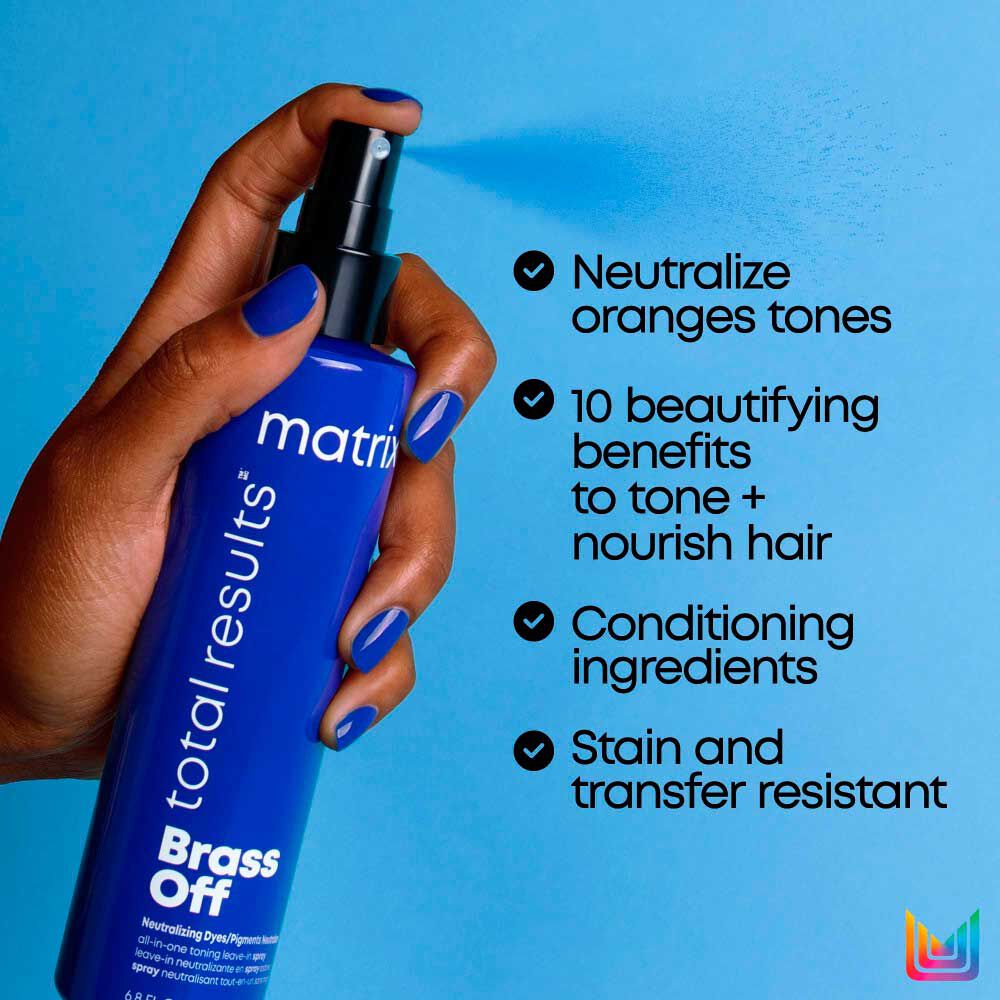 Matrix Brass Off AllInOne Toning LeaveIn Spray