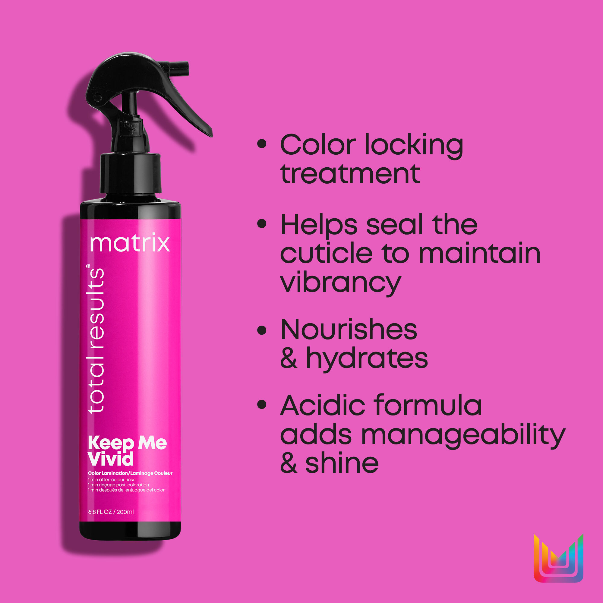 Matrix Lamination Spray for Color Treated Hair