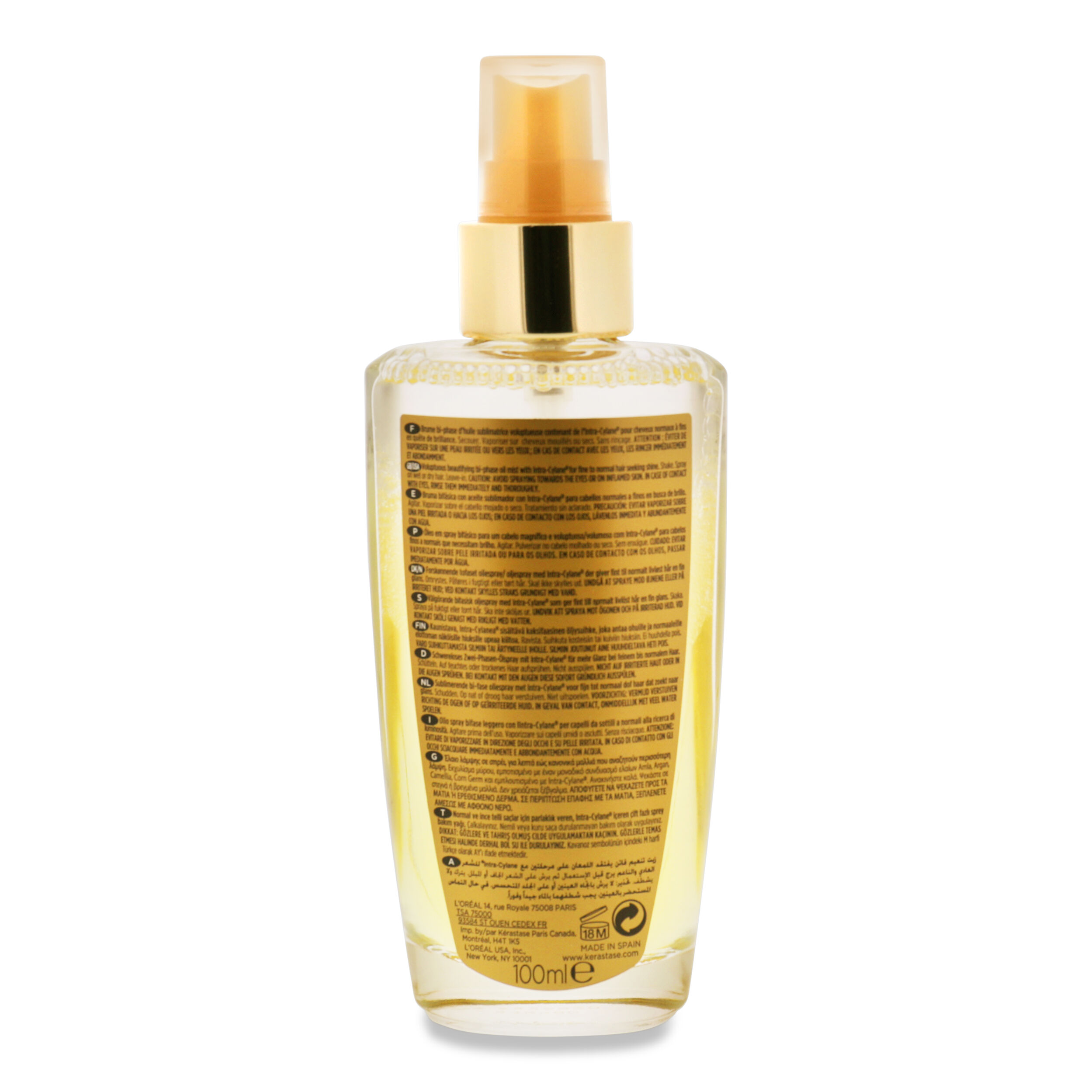 Elixir Ultime L'Huile Legere Bi-Phase Oil Spray