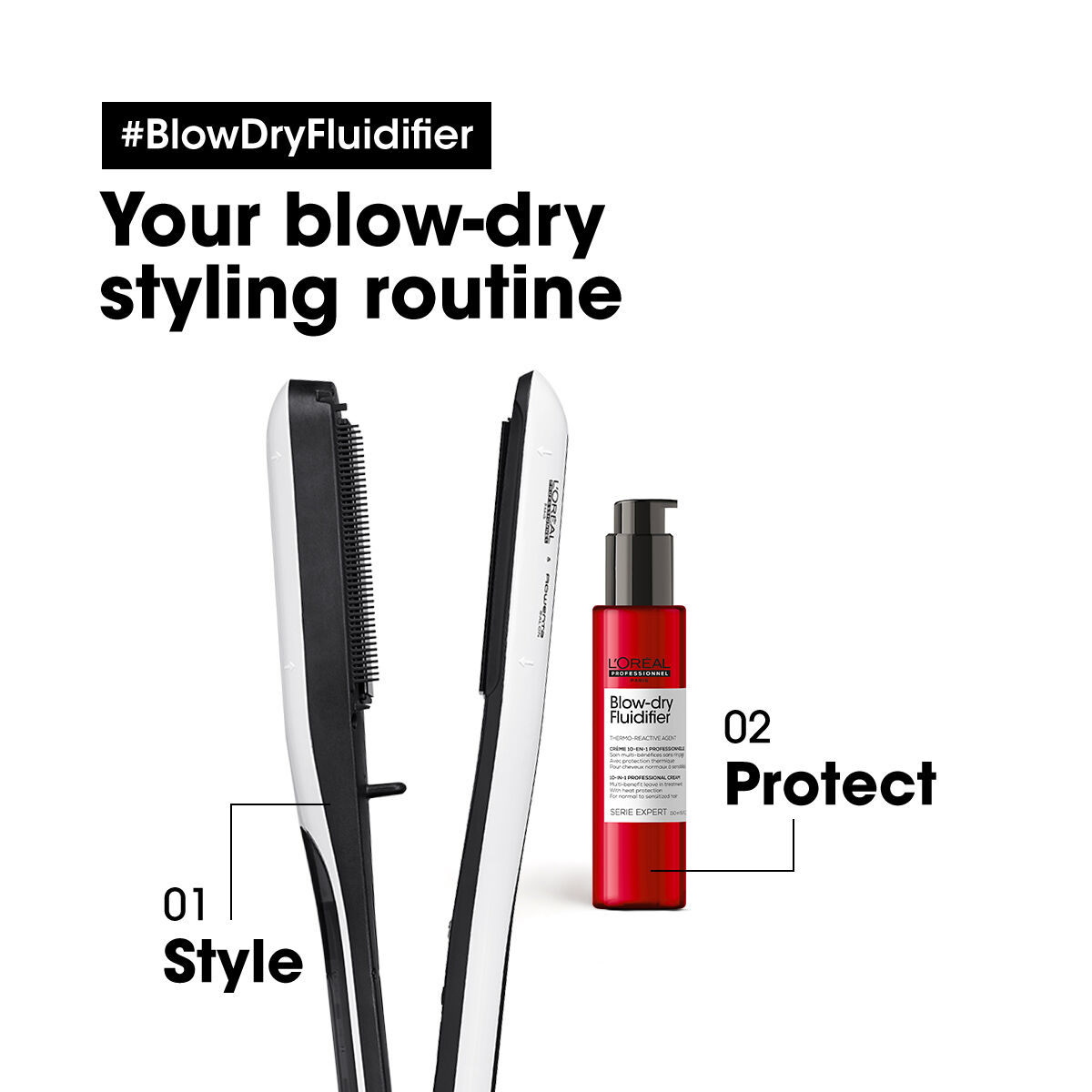 Serie Expert Fluidifier Blow Dry Cream