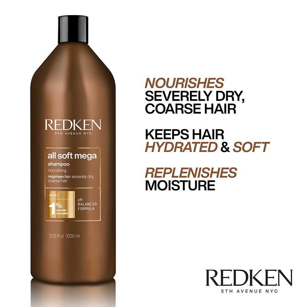 Redken All Soft Mega Moisturizing Shampoo for Severely Dry Hair