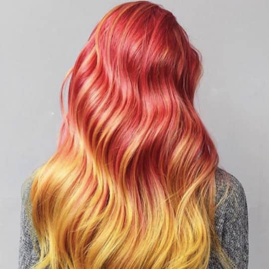 Flaming Hot 10 Photos Of Fire Ombre We Can T Get Enough Of Hair Com By L Oreal
