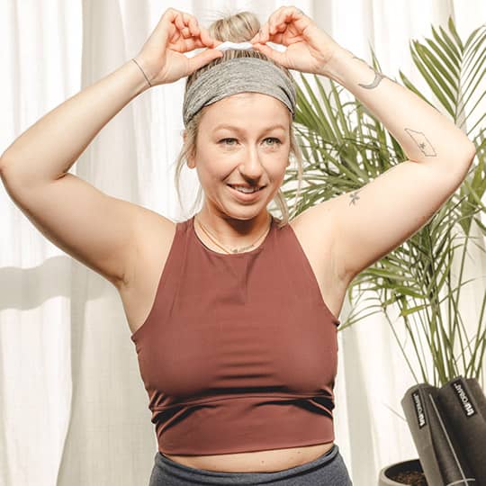 gym hair bun