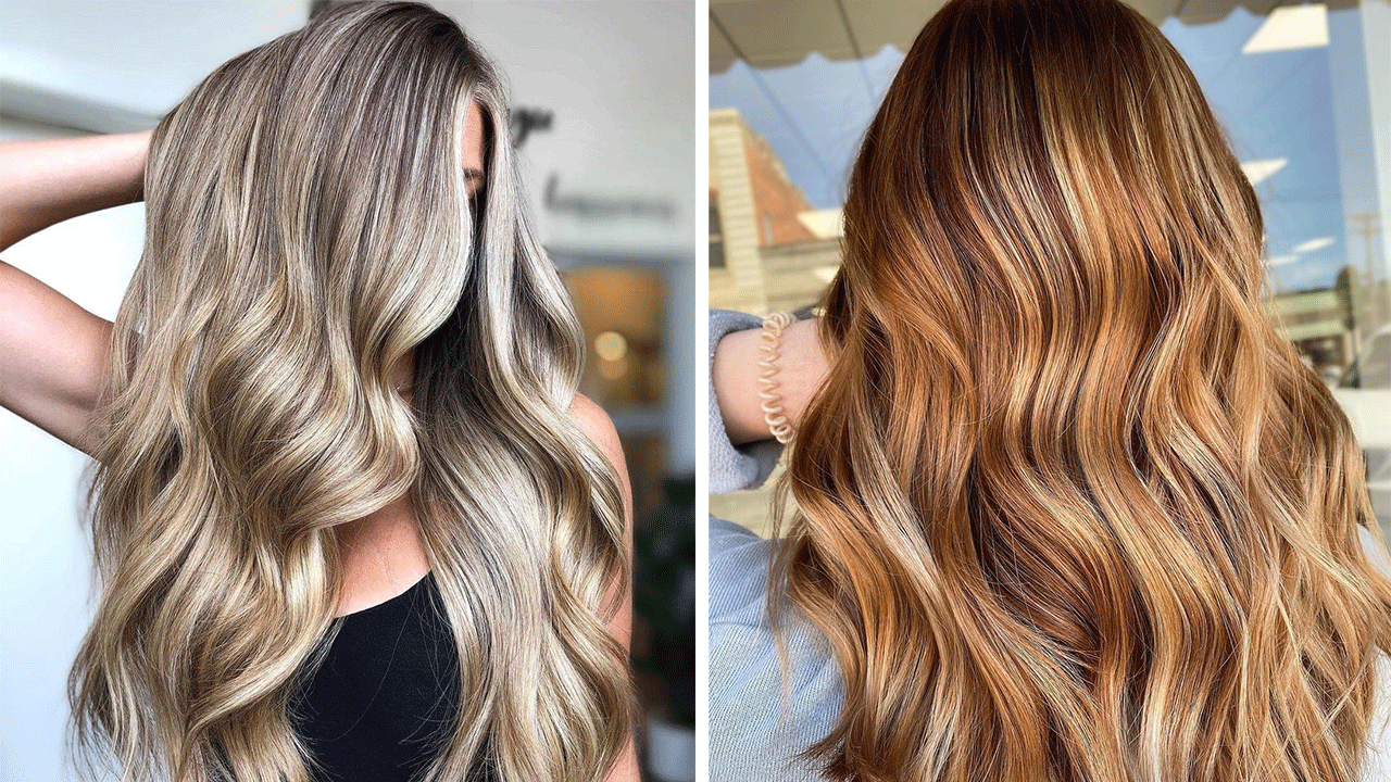 Balayage blond photo