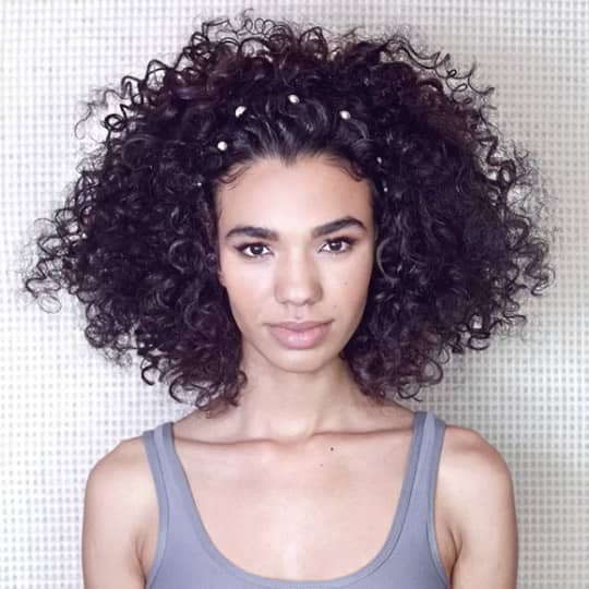 embellished afro